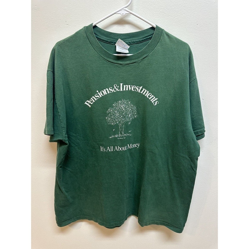 Vintage Men’s Money Shirt | Size XL | Single Stitch | Made In USA